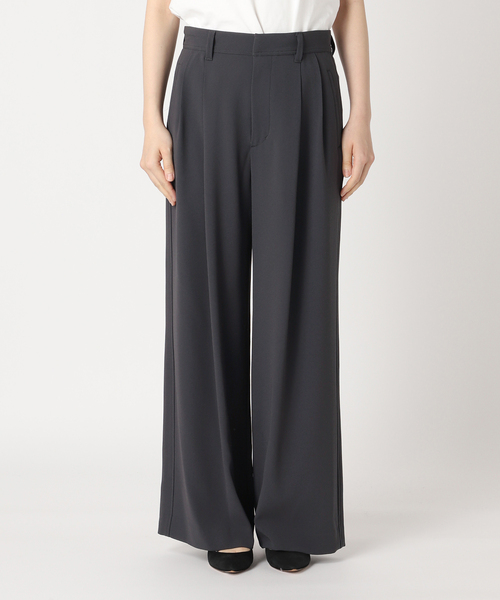 Spick＆Span スラックス パンツ 「追加」シルキードレープ2
