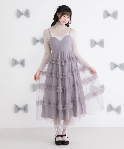 DearMyLoveRose（ディアマイラブローズ） ワンピース チュールフリル
