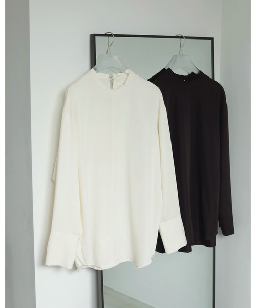 anuke（アンヌーク） ブラウス シャツ Satin Over Blouse レディース 