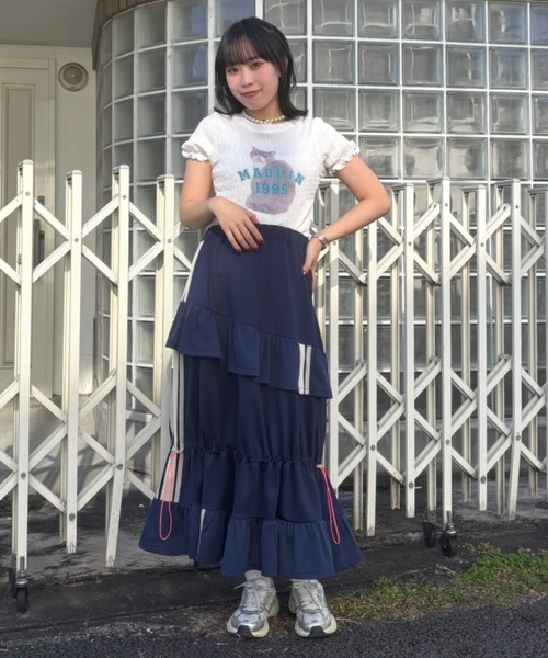 Candy Stripper スカート FRILL MESH JERSEY : ZOZOTOWN Yahoo