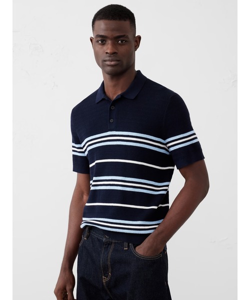 BANANA REPUBLIC ポロシャツ FACTORY STORE テクスチャード