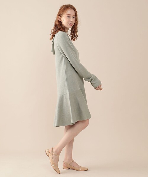 「DEICY」 長袖ワンピース FREE ブラック レディース_画像4