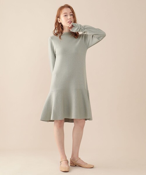 「DEICY」 長袖ワンピース FREE ブラック レディース_画像5