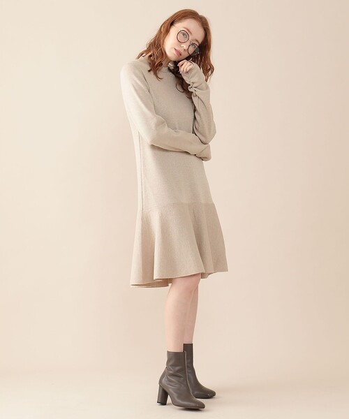 「DEICY」 長袖ワンピース FREE ブラック レディース_画像6