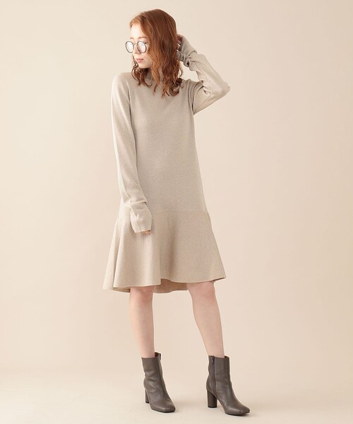 「DEICY」 長袖ワンピース FREE ブラック レディース_画像7