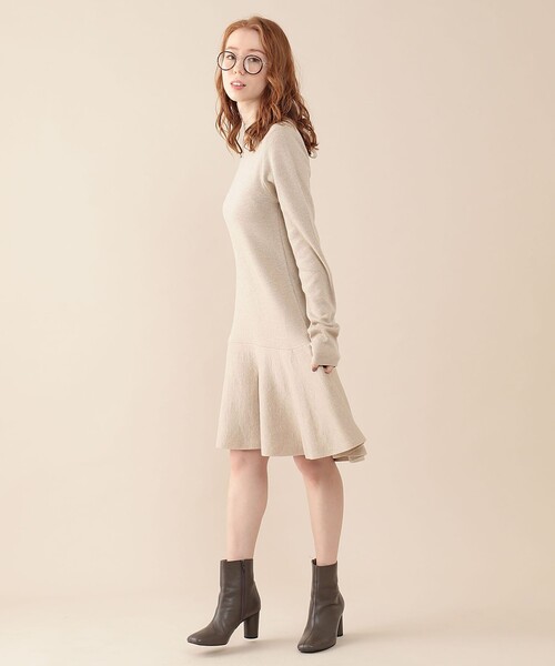 「DEICY」 長袖ワンピース FREE ブラック レディース_画像8