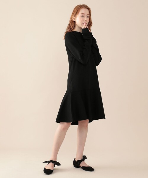 「DEICY」 長袖ワンピース FREE ブラック レディース_画像9