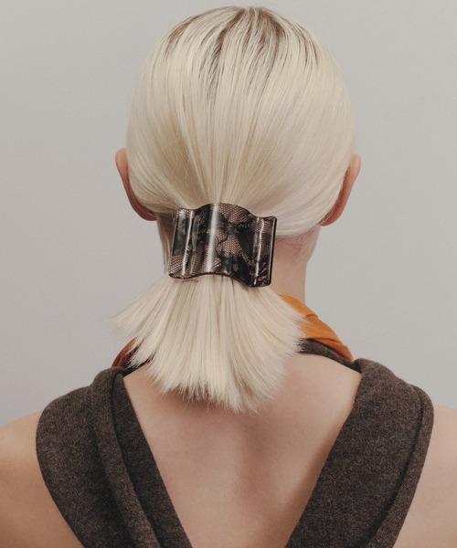 洗練さと共に☆ HERMES ヘアクリップ 上品にまとまる♪】HERMES ヘアクリップ 