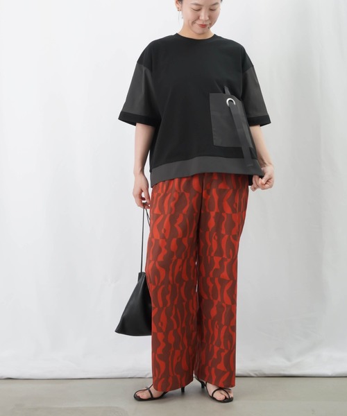 「LUCA/LADY LUCK LUCA」 半袖シャツ FREE カーキ レディース LADY LUCK LUCA 「LUCA/LADY LUCA」 半袖Tシャツ FREE カーキ