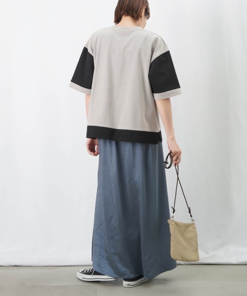 「LUCA/LADY LUCK LUCA」 半袖シャツ FREE カーキ レディース LADY LUCK LUCA 「LUCA/LADY LUCA」 半袖Tシャツ FREE カーキ