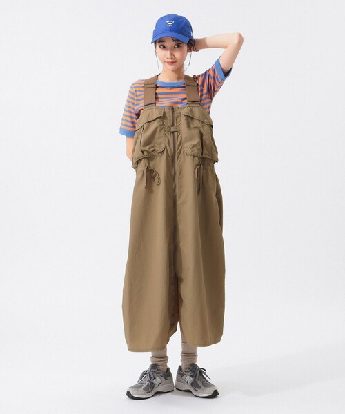 BEAMS BOY ワンピース ナイロン フィッシング ベスト アレンジ