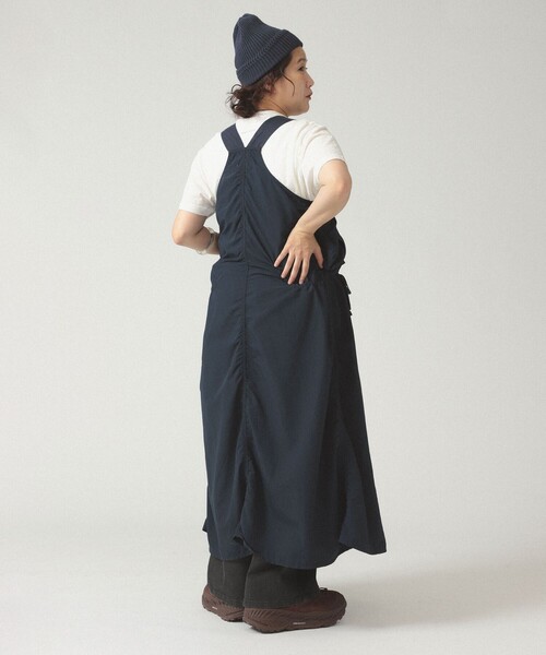 BEAMS BOY ワンピース ナイロン フィッシング ベスト アレンジ