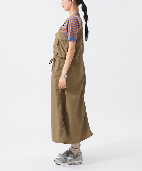 BEAMS BOY ワンピース ナイロン フィッシング ベスト アレンジ
