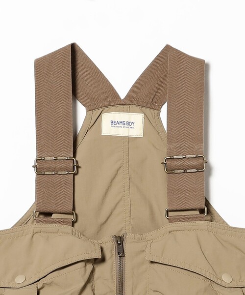BEAMS BOY フィッシングベスト ベージュ 値下げ BEAMS BOY / メッシュ フィッシング ベスト - メルカリ