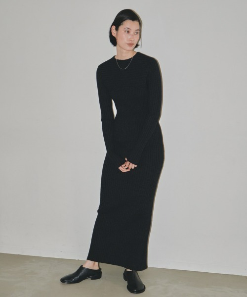 TODAYFUL 「TODAYFUL」 ニットワンピース 36inch チャコールグレー