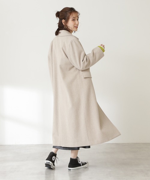 「N.(N. Natural Beauty Basic)」 チェスターコート SMALL グレー レディース_画像3