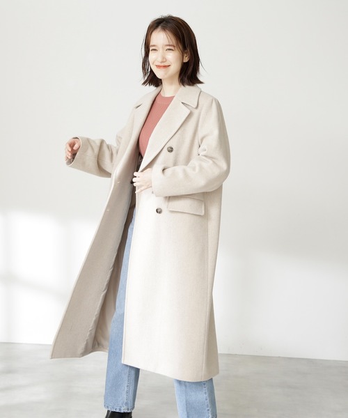 「N.(N. Natural Beauty Basic)」 チェスターコート SMALL グレー レディース_画像4