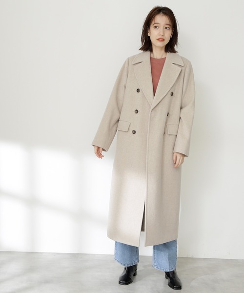 「N.(N. Natural Beauty Basic)」 チェスターコート SMALL グレー レディース_画像5