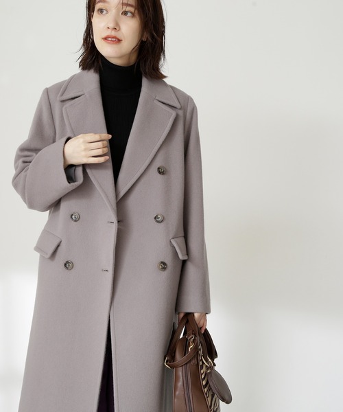 「N.(N. Natural Beauty Basic)」 チェスターコート SMALL グレー レディース_画像9