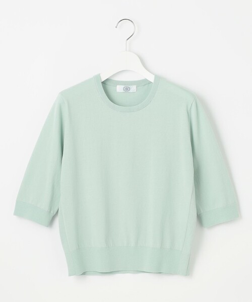 ニット セーター 「洗える」BASIC HT COTTON クールネック プルオーバー レディース ニット セーター 「洗える」BASIC HT COTTON クールネック プル