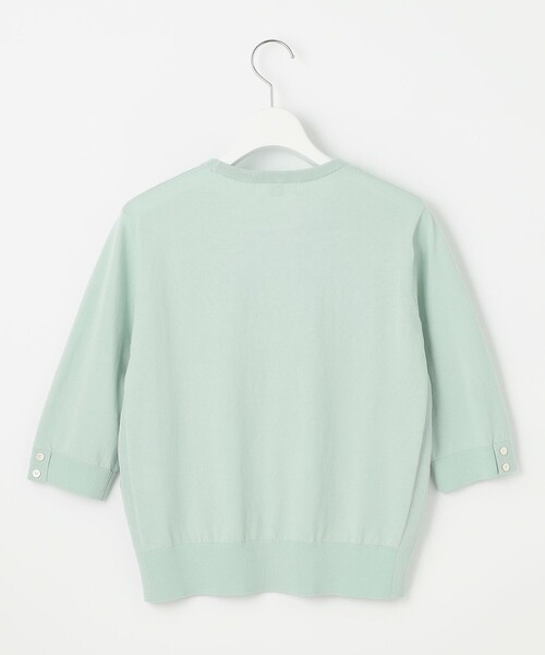 ニット セーター 「洗える」BASIC HT COTTON クールネック プル