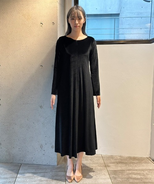 JENNE」 長袖ワンピース MEDIUM ブラック レディース : ZOZOTOWN Yahoo