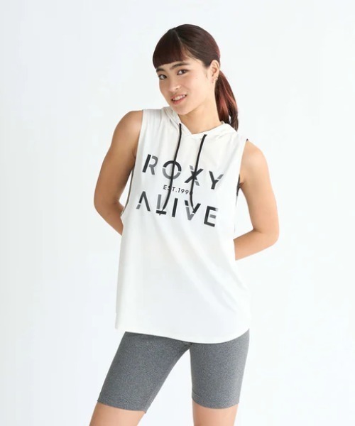 ROXY タンクトップ ノースリーブ DRIVE ALIVE /ロキシーフロント