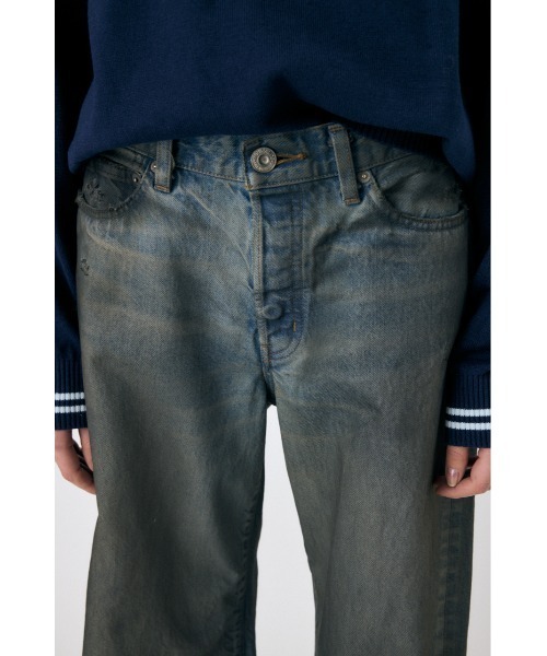 MOUSSY マウジー MIDRISE BAGGY デニム MOUSSY（マウジー） ジーンズ デニム デニムパンツ MIDRISE RUSTER
