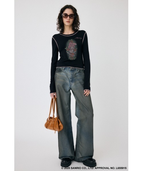 MOUSSY（マウジー） ジーンズ デニム デニムパンツ MIDRISE RUSTER