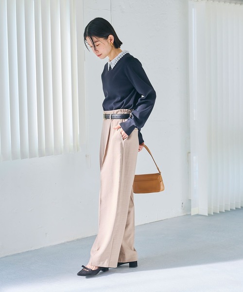 CROSS FUNCTION(クロスファンクション) スラックス パンツ 「シワに CROSS FUNCTION(クロスファンクション) スラックス パンツ 「シワに