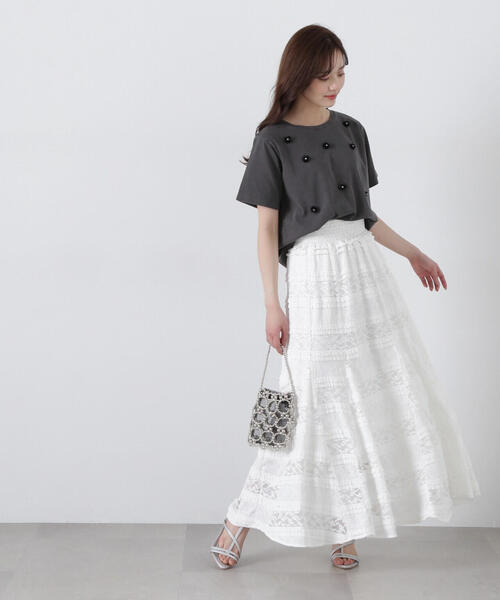 PROPORTION BODY DRESSING スカート マルチWAYレーススカート