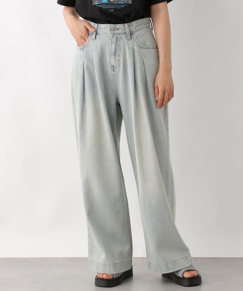 Lig. リグドット　ワイドデニム　サイズS Levi's Premium （リーバイスプレミアム） RIBCAGE WIDE LEG