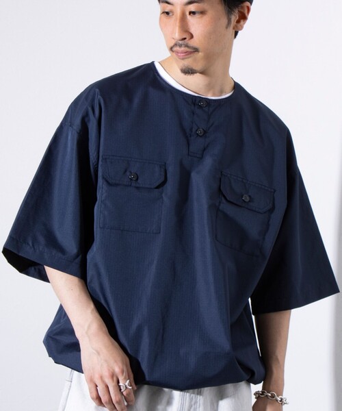 のんた TAION tシャツ 「TAION/タイオン」ミリタリー Ripstop ヘンリー