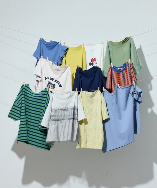 T FOXEY フリル袖 トップス FREAK'S STORE（フリークスストア） tシャツ 限定展開 ワッフル フリル
