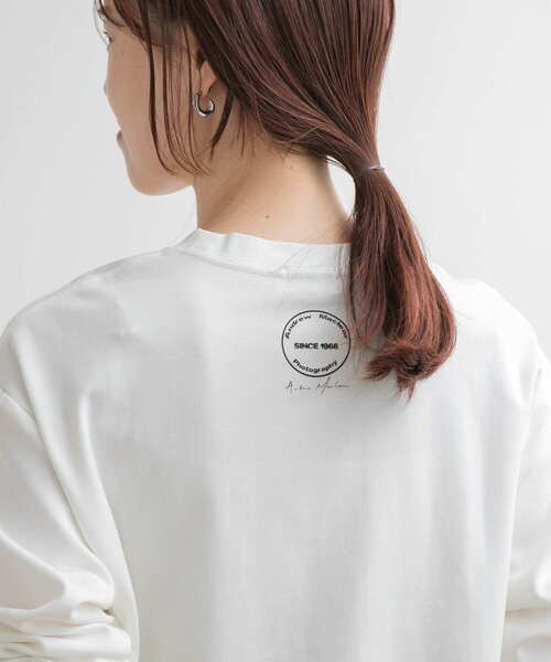 URBAN RESEARCH DOORS tシャツ フォトプリントロングスリーブT
