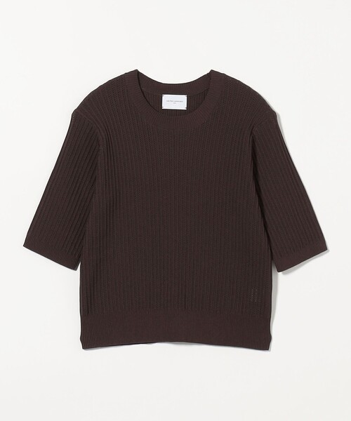 UNITED ARROWS ニット セーター メッシュ ハーフスリーブ