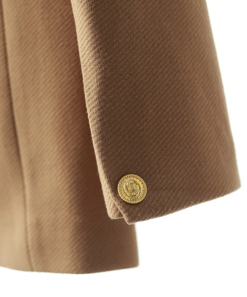 「SAISON DE PAPILLON」 チェスターコート M ライトブラウン レディース_画像7