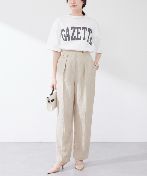 Whim Gazette tシャツ GAZETTEロゴTシャツ レディース