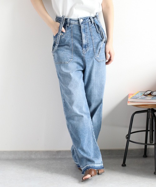 cepo（セポ） ワイドパンツ ジーンズ デニム デニムパンツ 「接触冷感