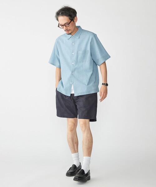 【SALE／45%OFF】SHIPS MEN SHIPS: ダーク コロニアル リップストップ ショーツ シップス パンツ その他のパンツ ネイビー グリーン ブラウン【RBA_E】【送料無料】