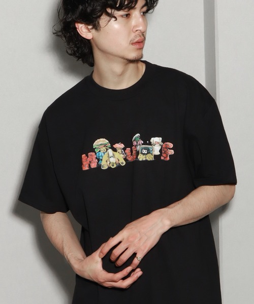 HUF ハフ　ワークジャケット/シャツ　ブラック×ピンク×ベージュ　M HUF（ハフ）｜ジャケット/アウター一覧 - WEAR