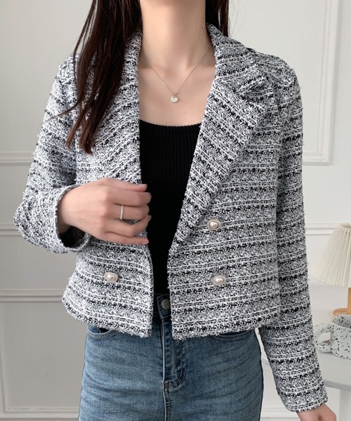 「DIAVEL」 テーラードジャケット M ブラック レディース_画像8