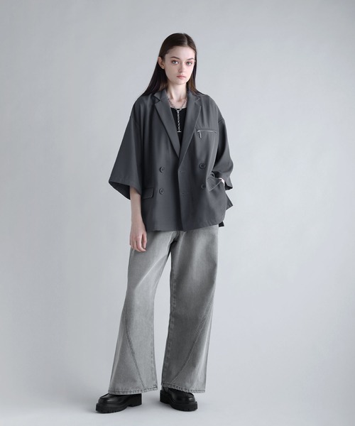 SOCCE ジャケット テーラードジャケット 「セットアップ可」ダブル