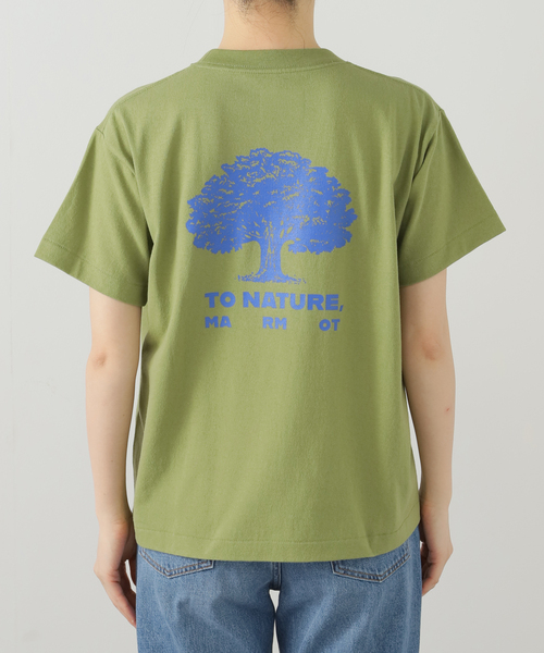 tシャツ MARMOT CAPITAL TREE SS 25SS-L1-01-TR：Tシャツ レディース MARMOT CAPITAL tシャツ TREE SS 25SS-L1-01-TR：Tシャツ