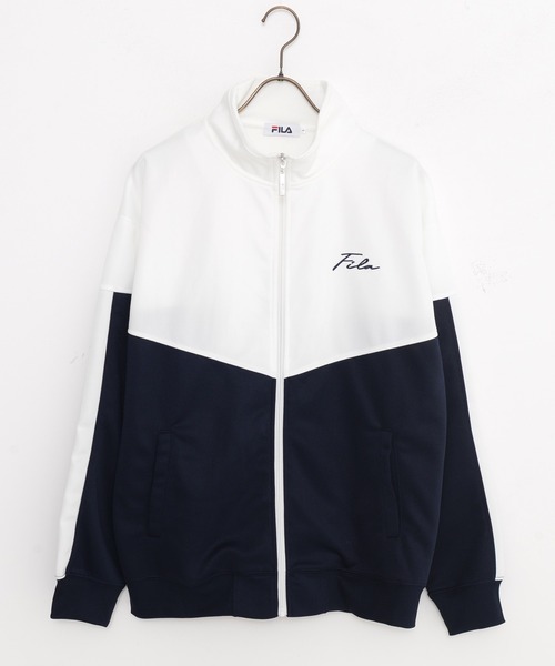 フィラ　セットアップ　ネイビー FILA フィラ ウインドブレーカー 上下セット メンズ