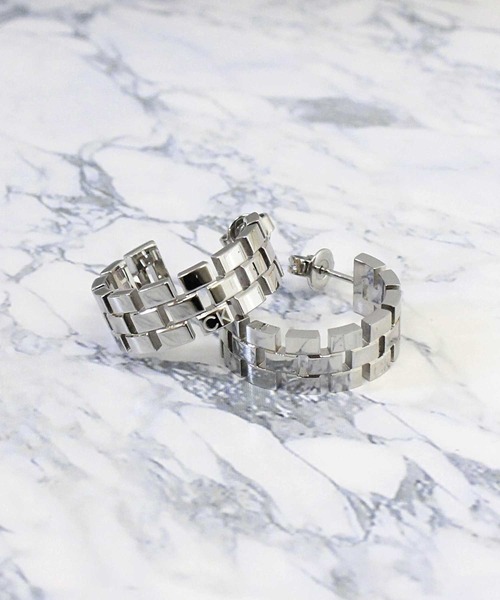 カルバンクライン CK ジオメトリックステンレスピアスイヤリング Calvin Klein ピアス CK ジオメトリックステンレスピアス