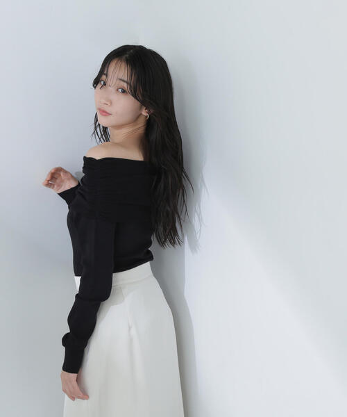 NATURAL BEAUTY BASIC 「NATURAL BASIC」 長袖ニット FREE