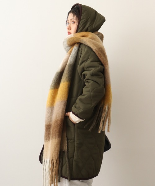 「FUNALIVE」 コート L ブラック レディース_画像5