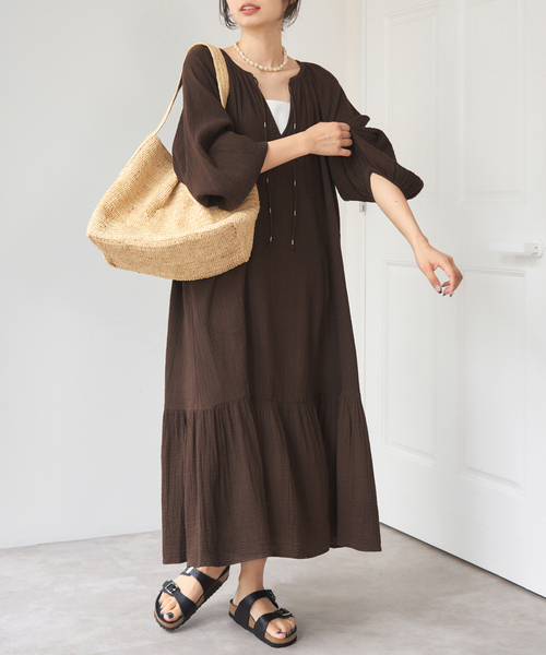 IENA ワンピース SARA MALLIKA × 別注 DRESS : ZOZOTOWN Yahoo