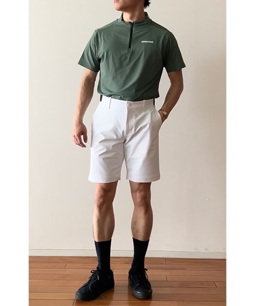 BRIEFING - BRIEFING GOLF ショートパンツMオリーブ色 BRIEFING パンツ 「BRIEFING GOLF／ブリーフィングゴルフ」MEN'S